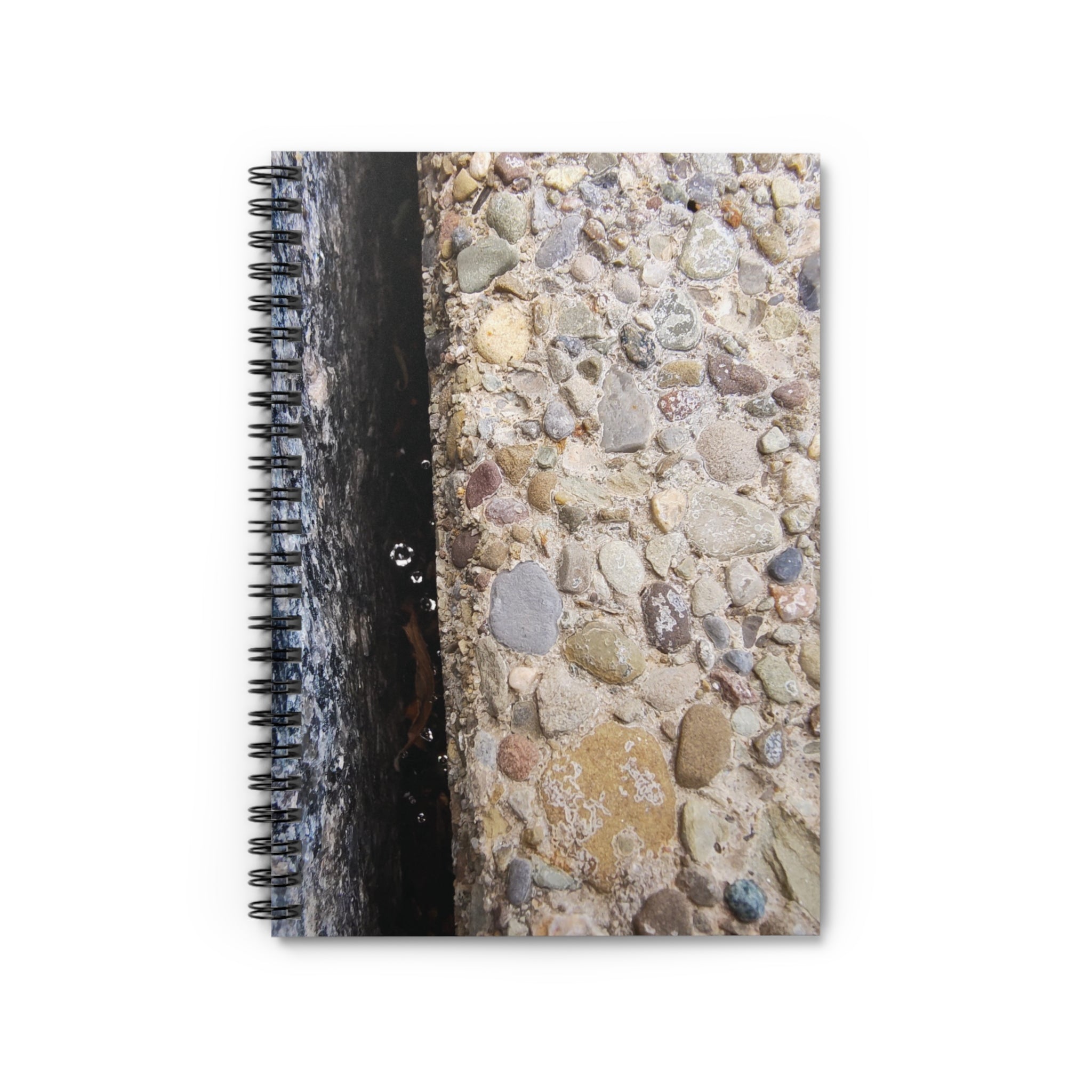 Journal - Concrete Rock and Water Droplet Spider Web Motif (8273226432684)