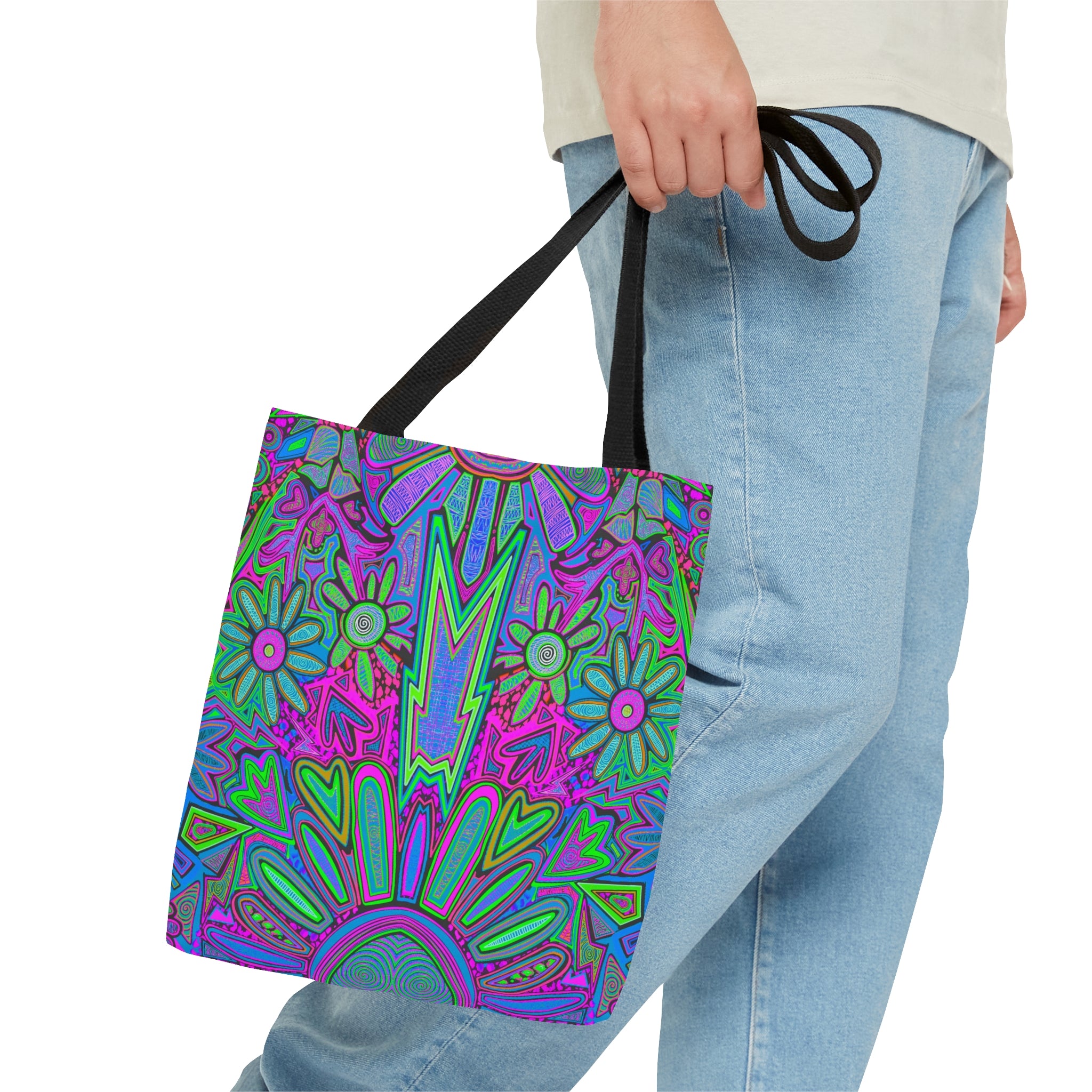 Electrified Chaos Tote Bag (7664756621484)