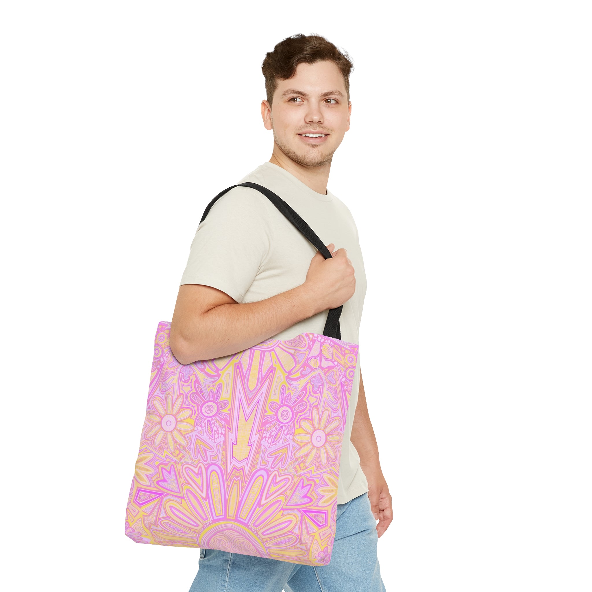 Electrified Chaos Tote Bag (7664756523180)