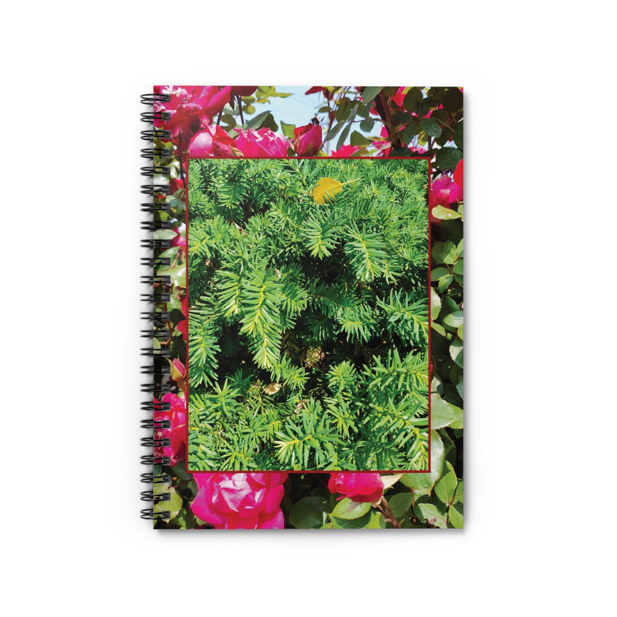 Floral Spiral Notebook - Ruled Line (8272844587180)