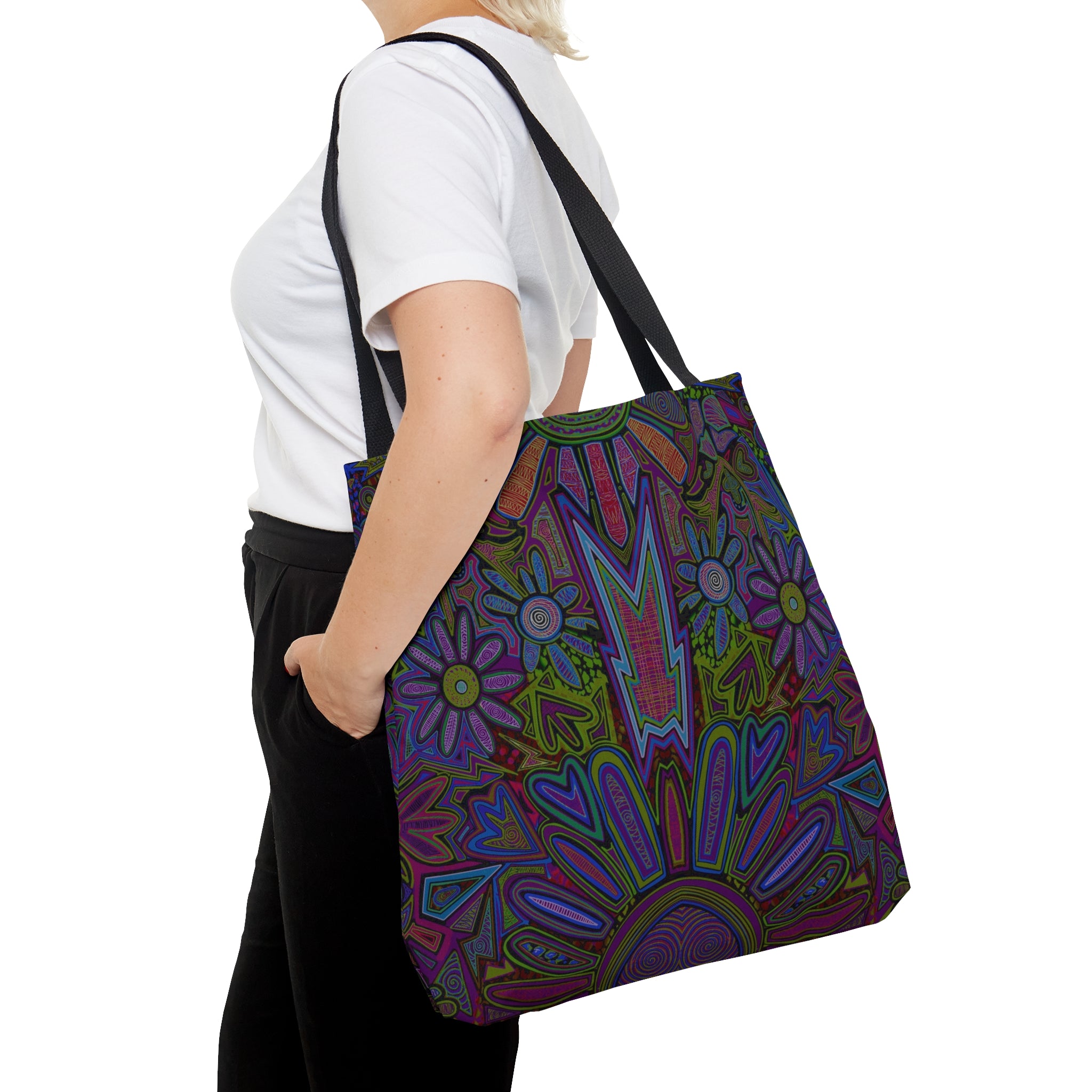 Electrified Chaos Tote Bag (7664759111852)