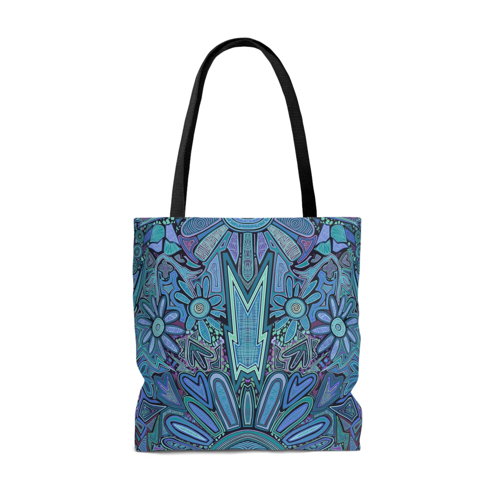 Electrified Chaos Tote Bag (7664760553644)