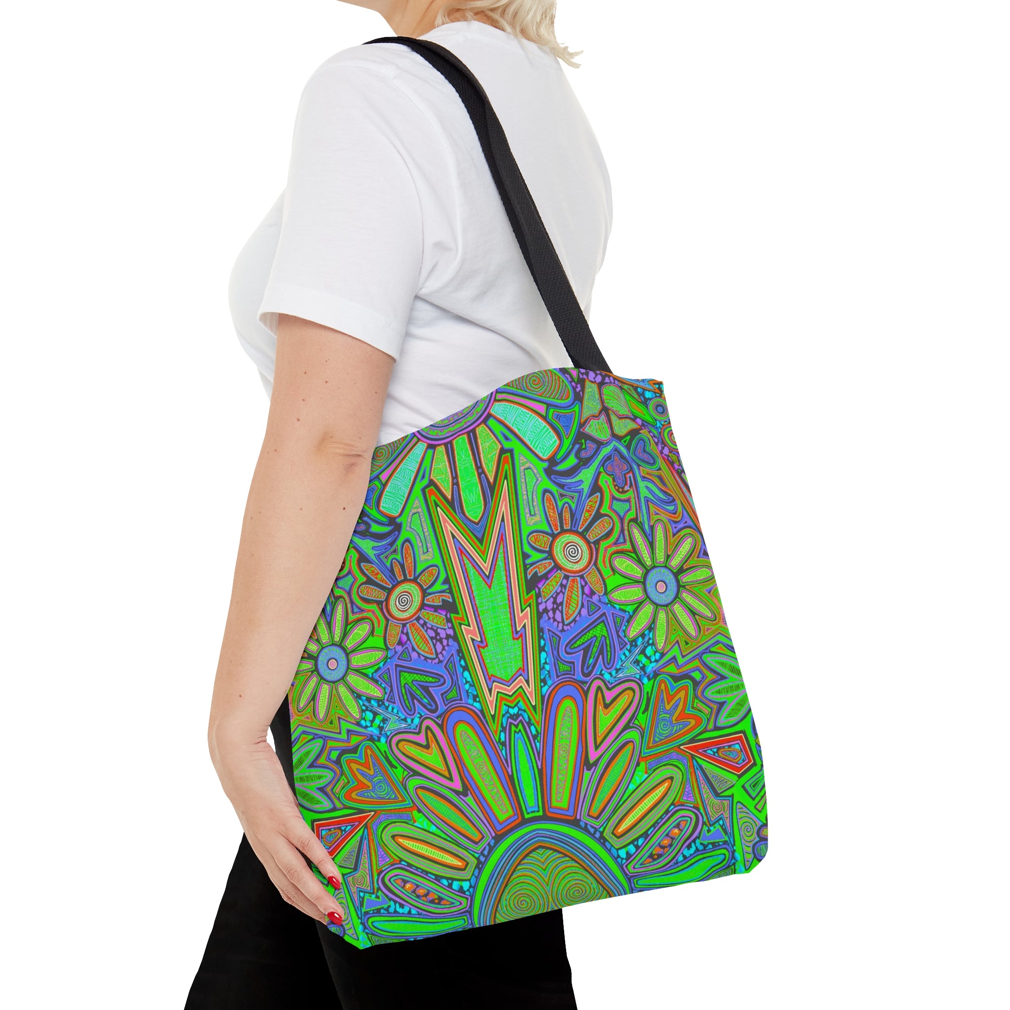 Electrified Chaos Tote Bag (7664756457644)