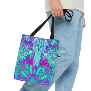 Electrified Chaos Tote Bag (7664756588716)