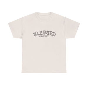 Blessed University Graphic Tee 🙏🏽💅🏽 (8266777755820)