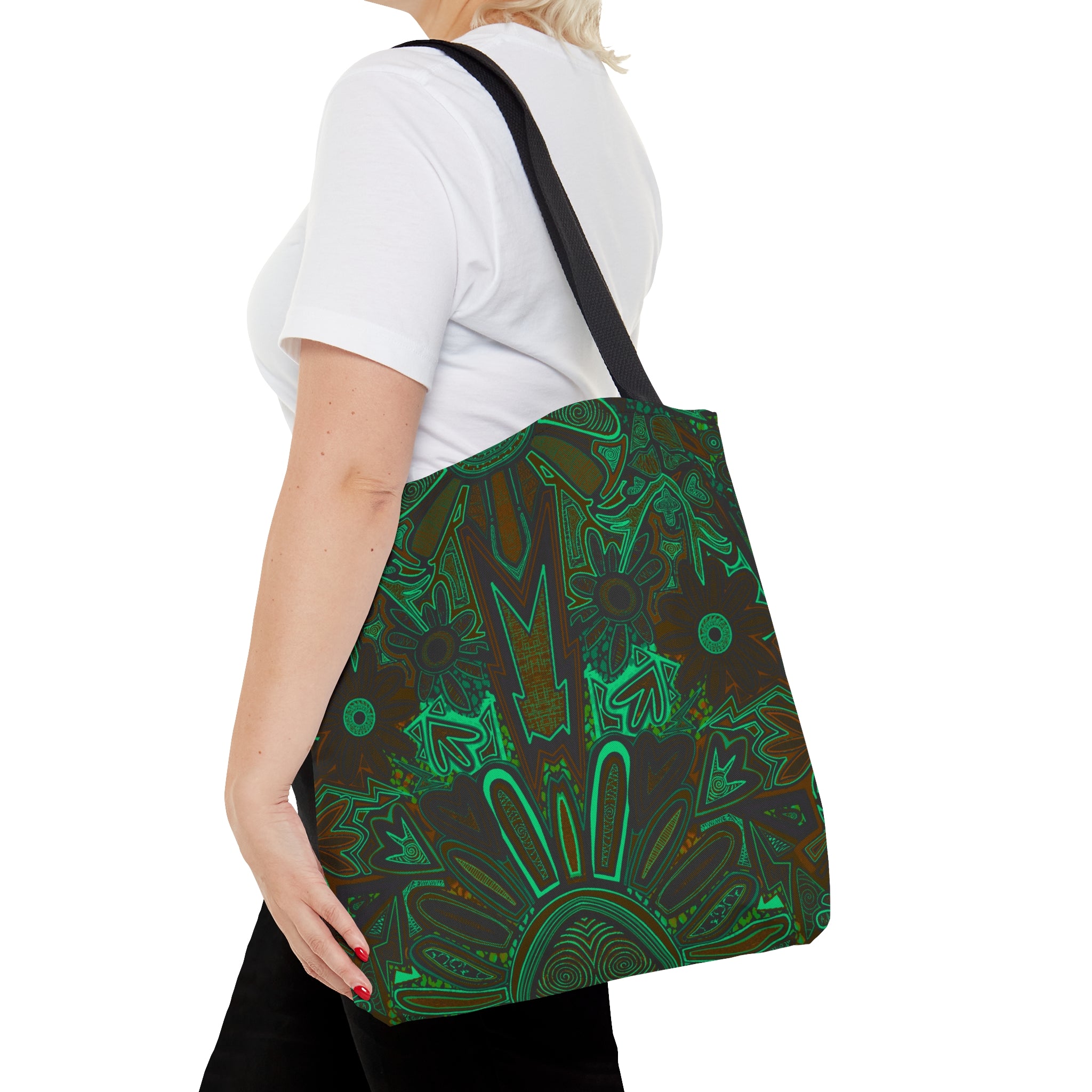 Electrified Chaos Tote Bag (7664755540140)