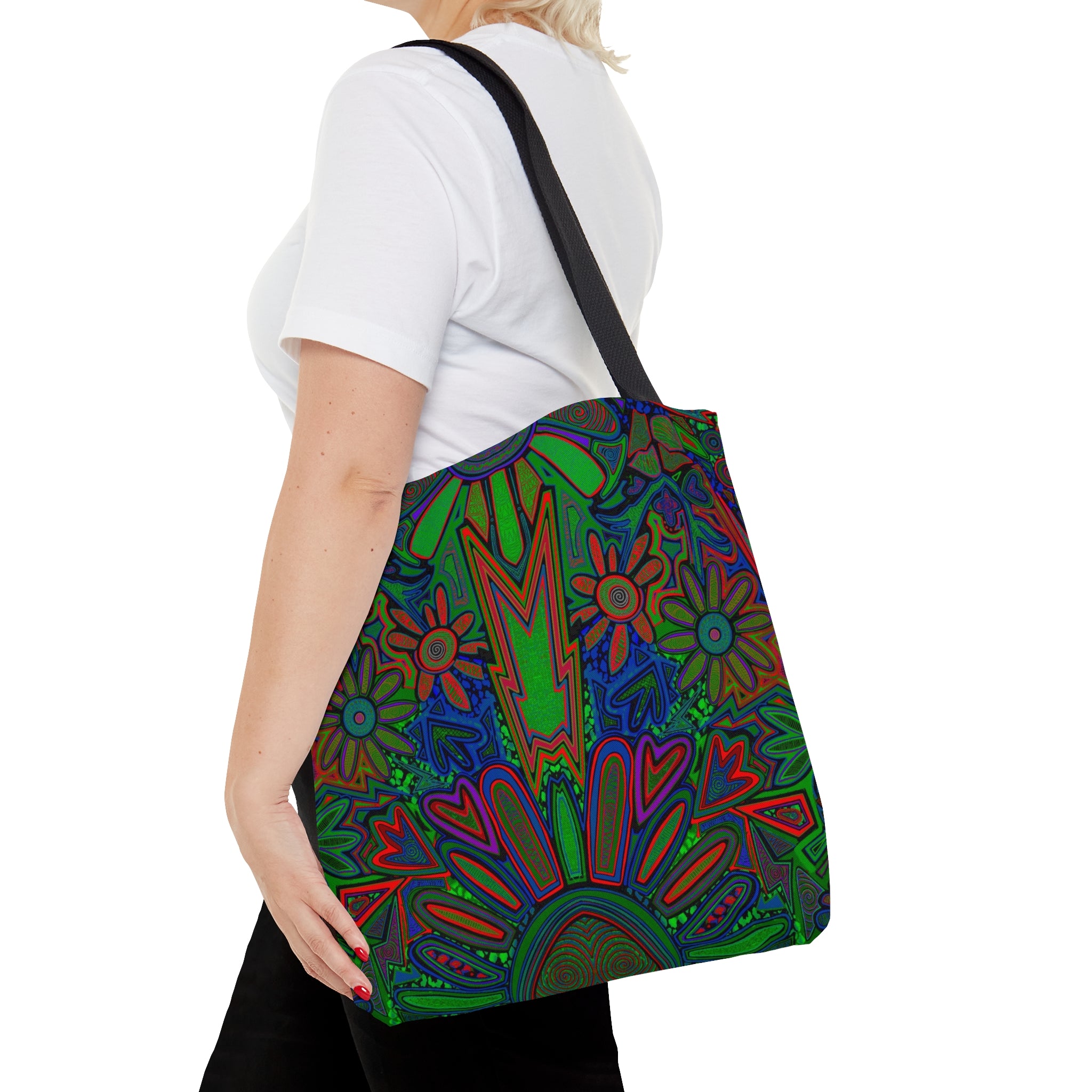 Electrified Chaos Tote Bag (7664758948012)