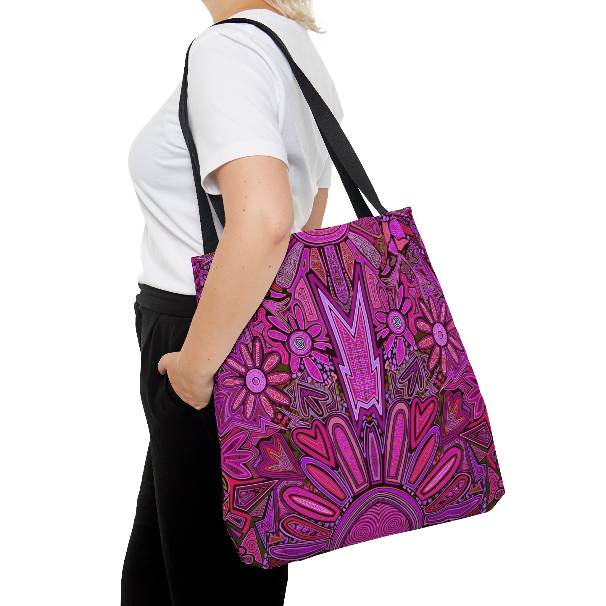 Electrified Chaos Tote Bag (7664760684716)