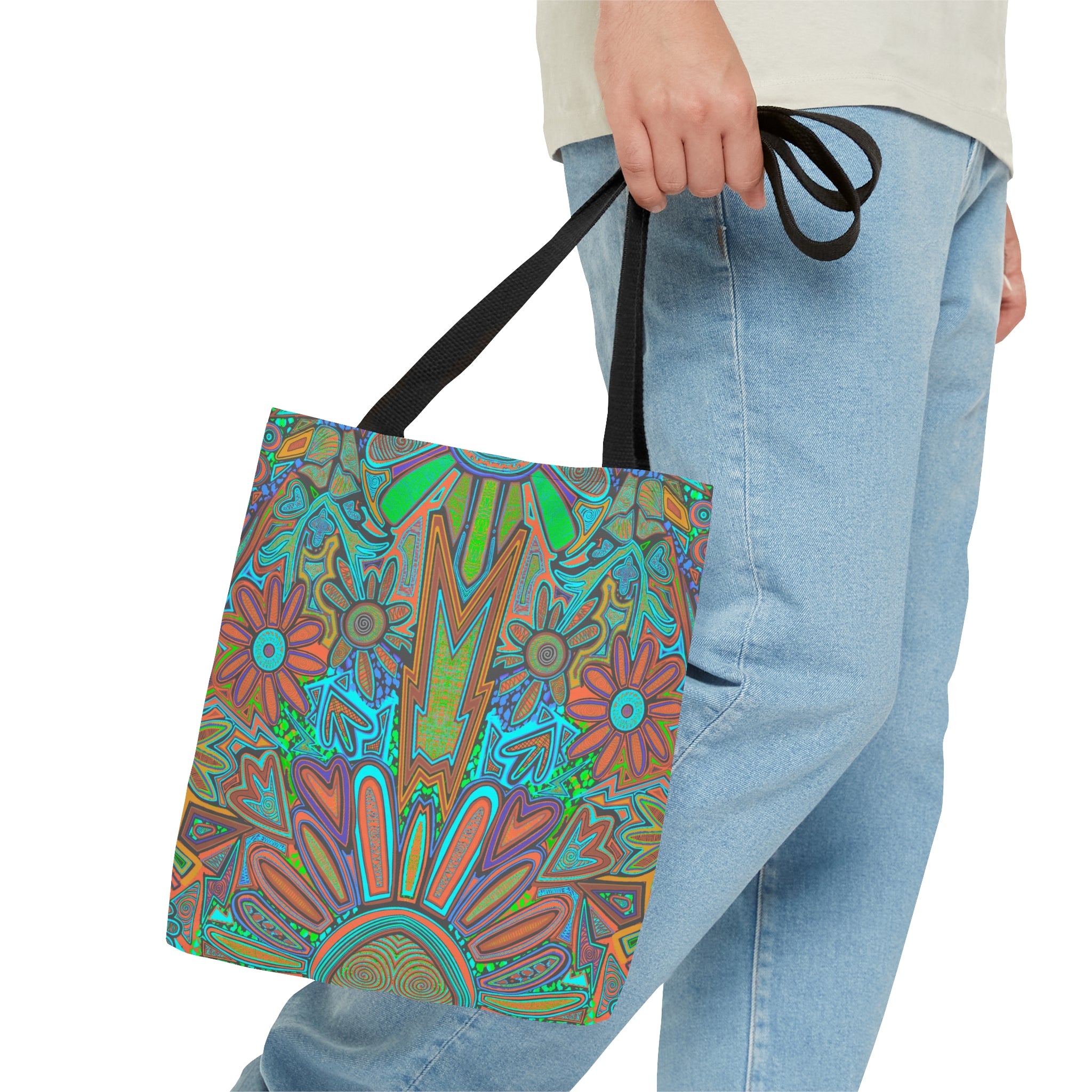 Electrified Chaos Tote Bag (7664756490412)