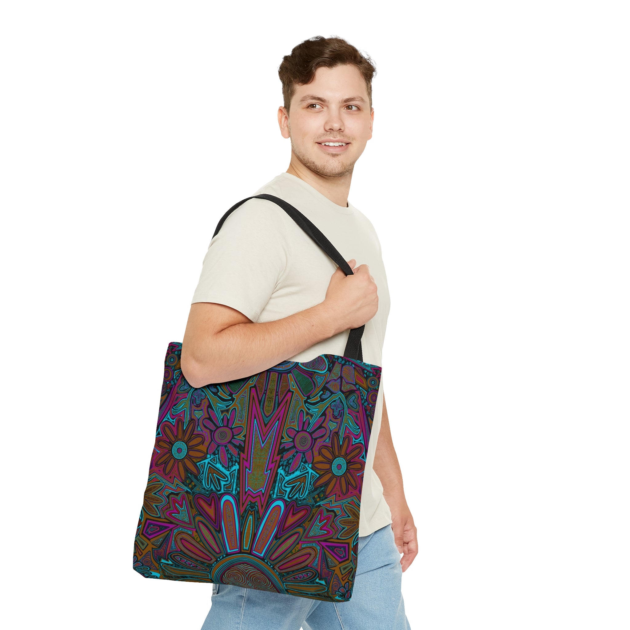 Electrified Chaos Tote Bag (7664758980780)