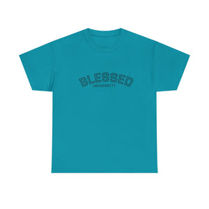 Blessed University Graphic Tee 🙏🏽💅🏽 (8266777755820)