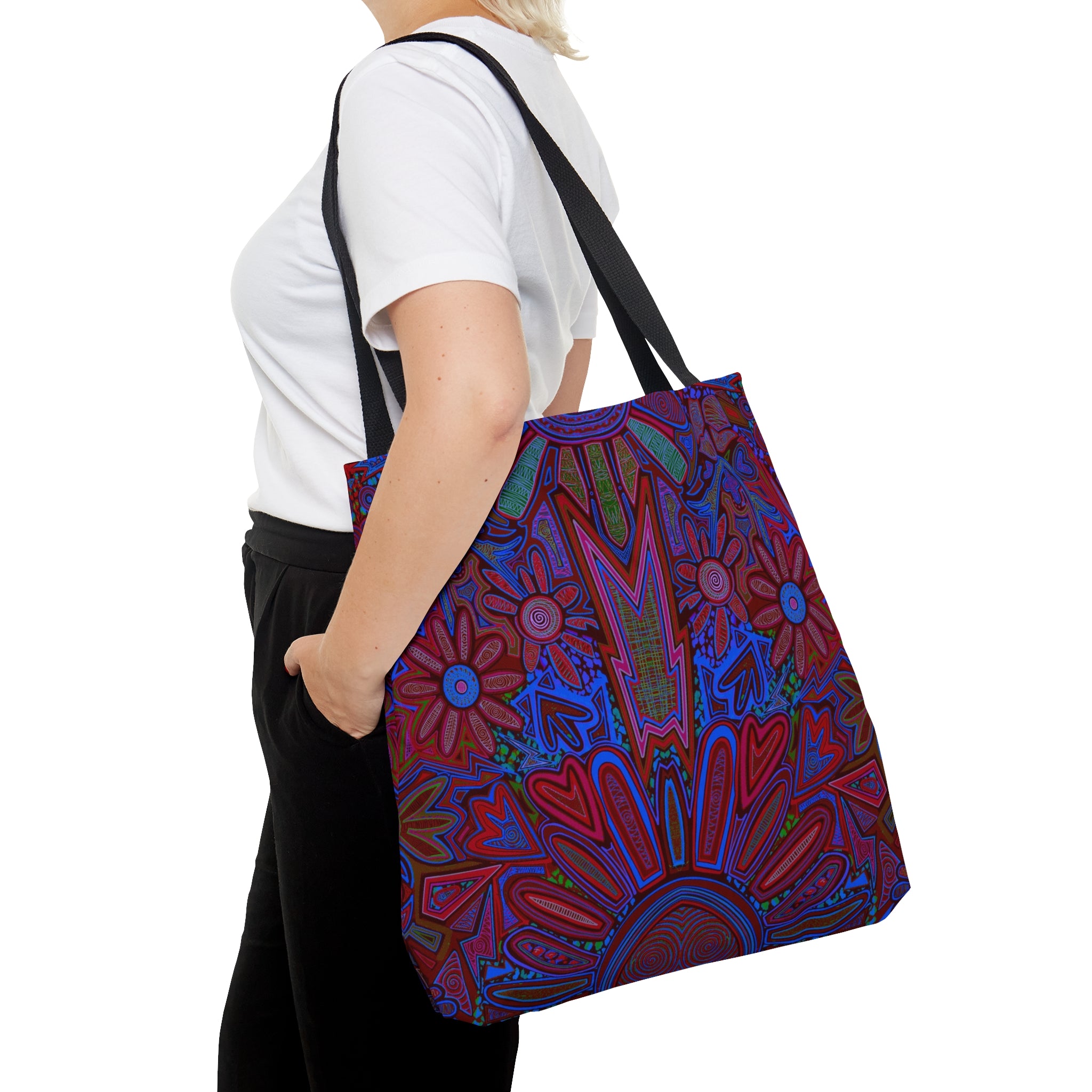 Electrified Chaos Tote Bag (7664759308460)