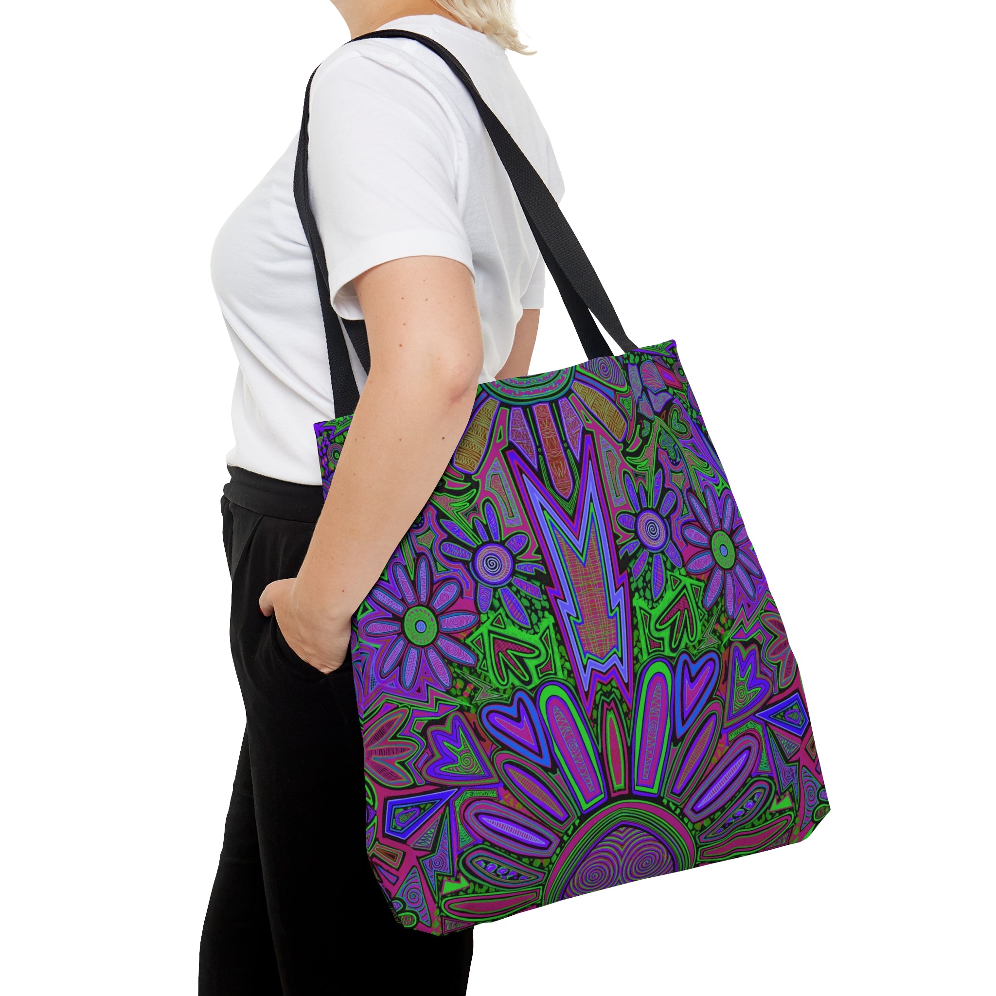 Electrified Chaos Tote Bag (7664759210156)