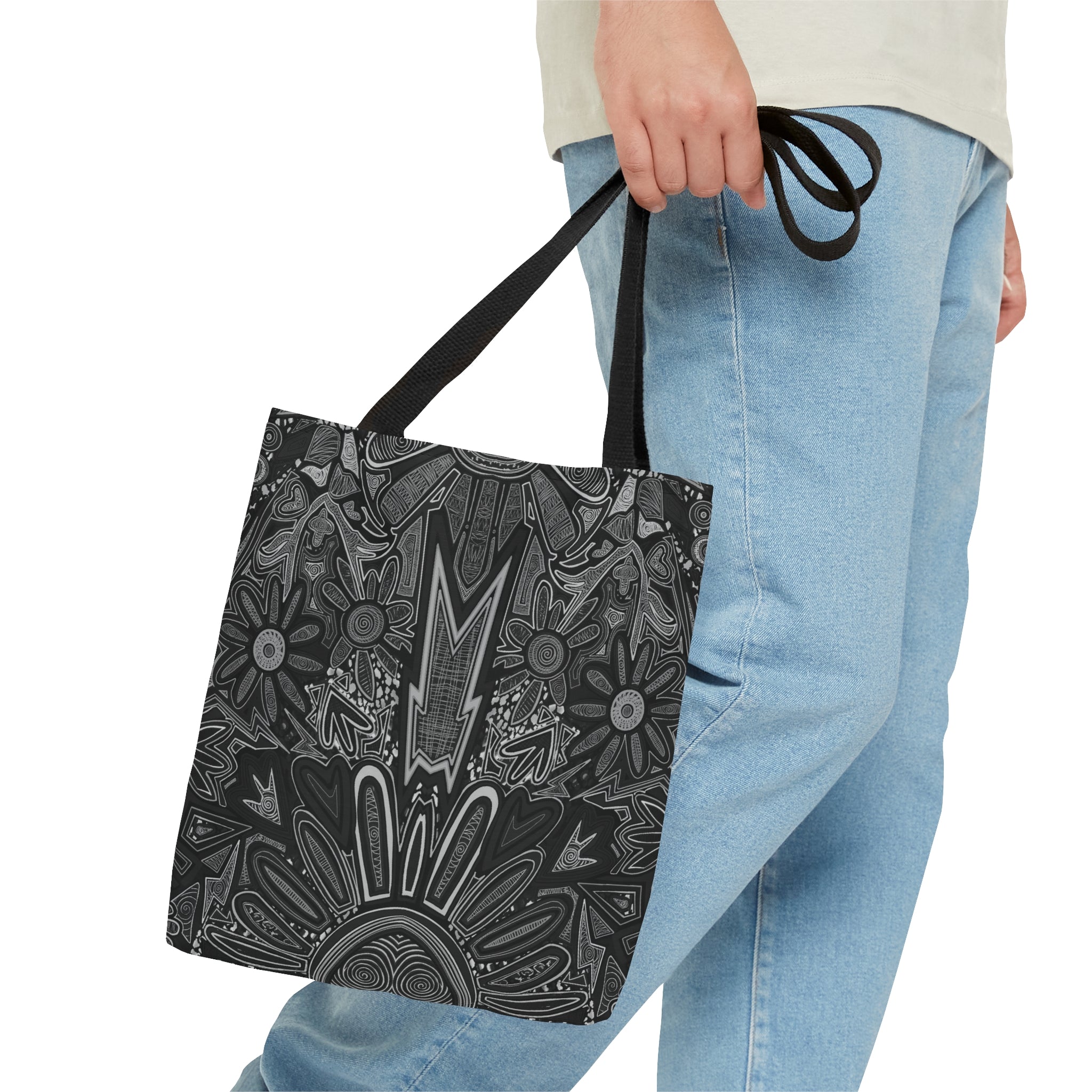 Electrified Chaos Tote Bag (7664759373996)