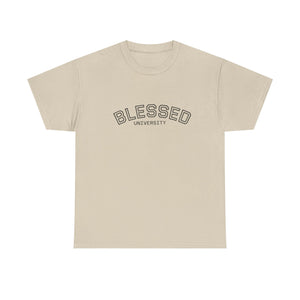 Blessed University Graphic Tee 🙏🏽💅🏽 (8266777755820)