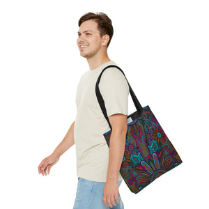 Electrified Chaos Tote Bag (7664758980780)