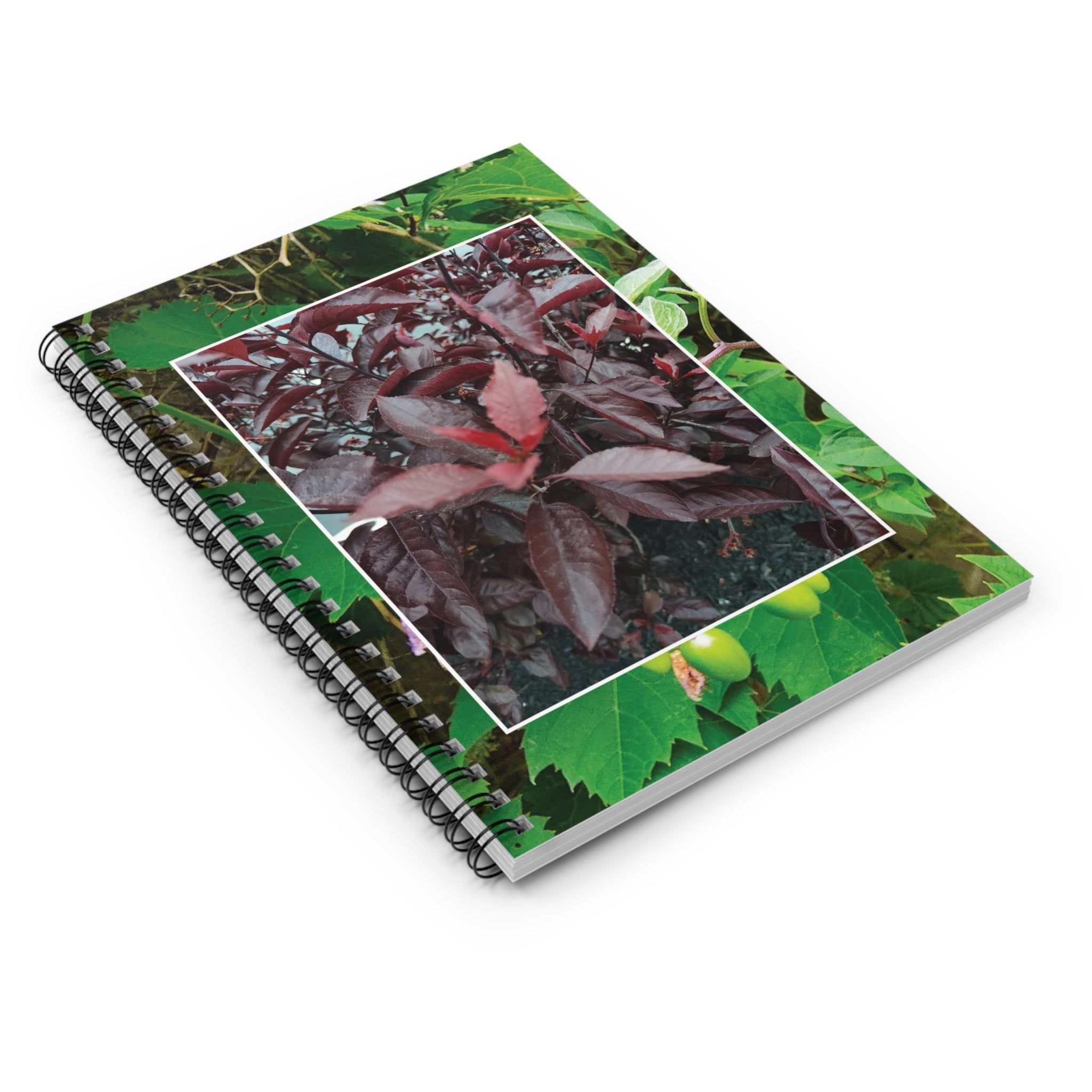 Floral Spiral Notebook - Ruled Line (8272843997356)