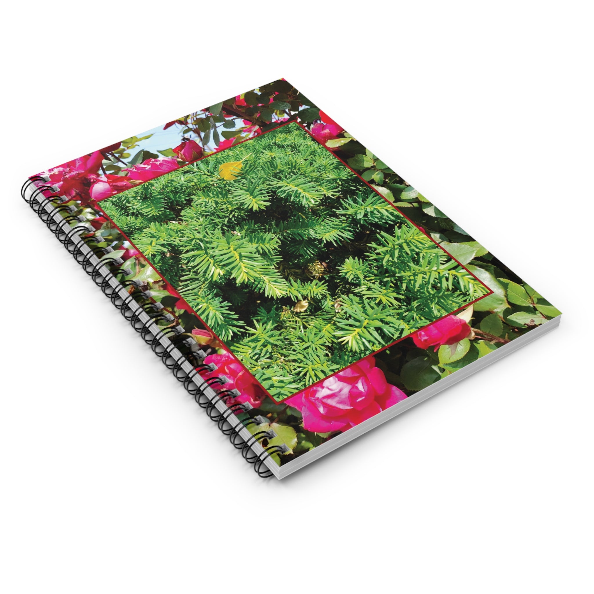 Floral Spiral Notebook - Ruled Line (8272844587180)