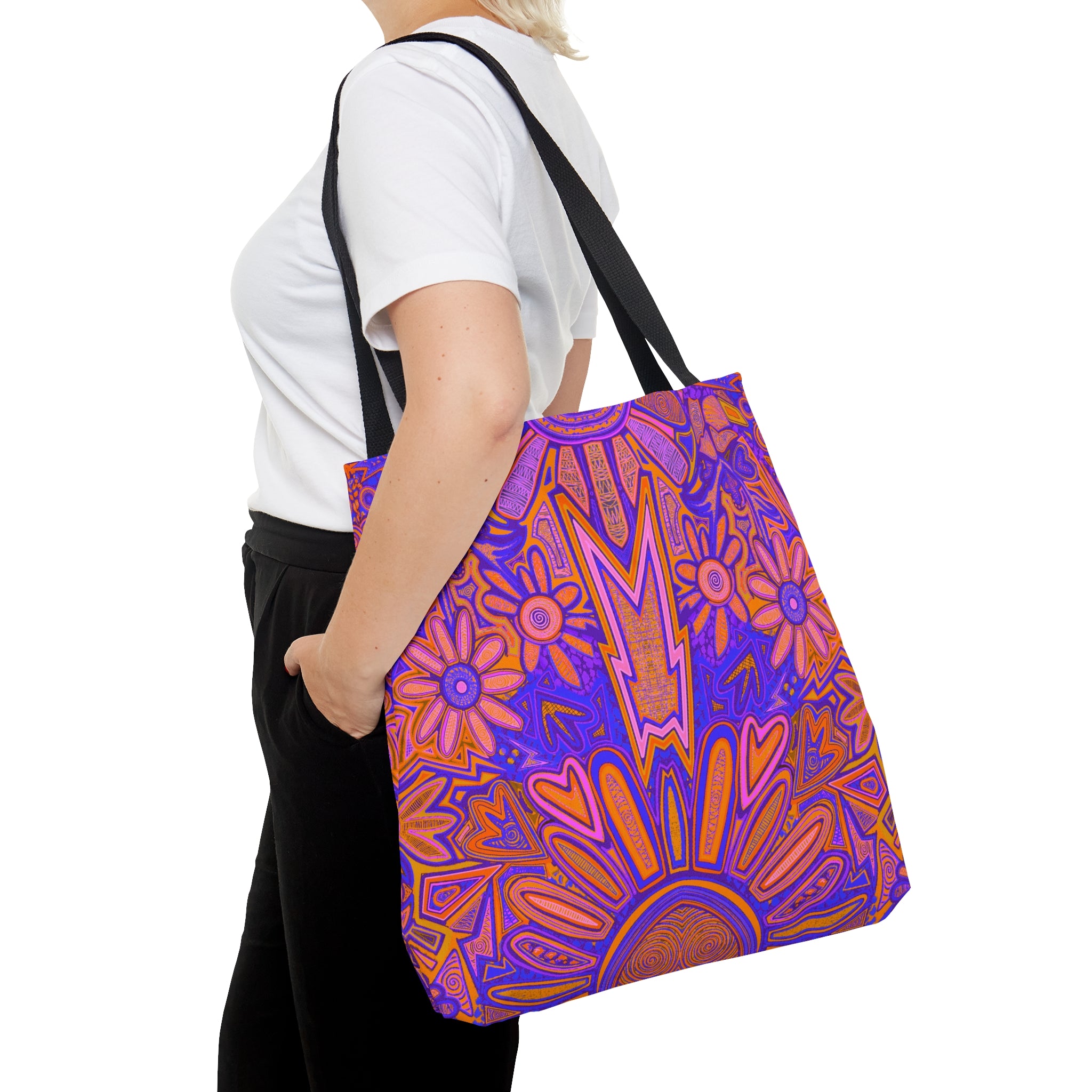 Electrified Chaos Tote Bag (7664755441836)