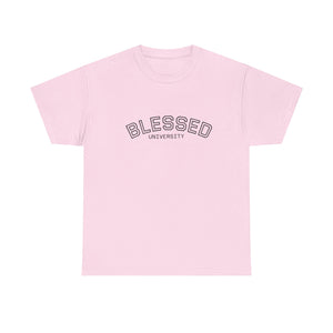 Blessed University Graphic Tee 🙏🏽💅🏽 (8266777755820)