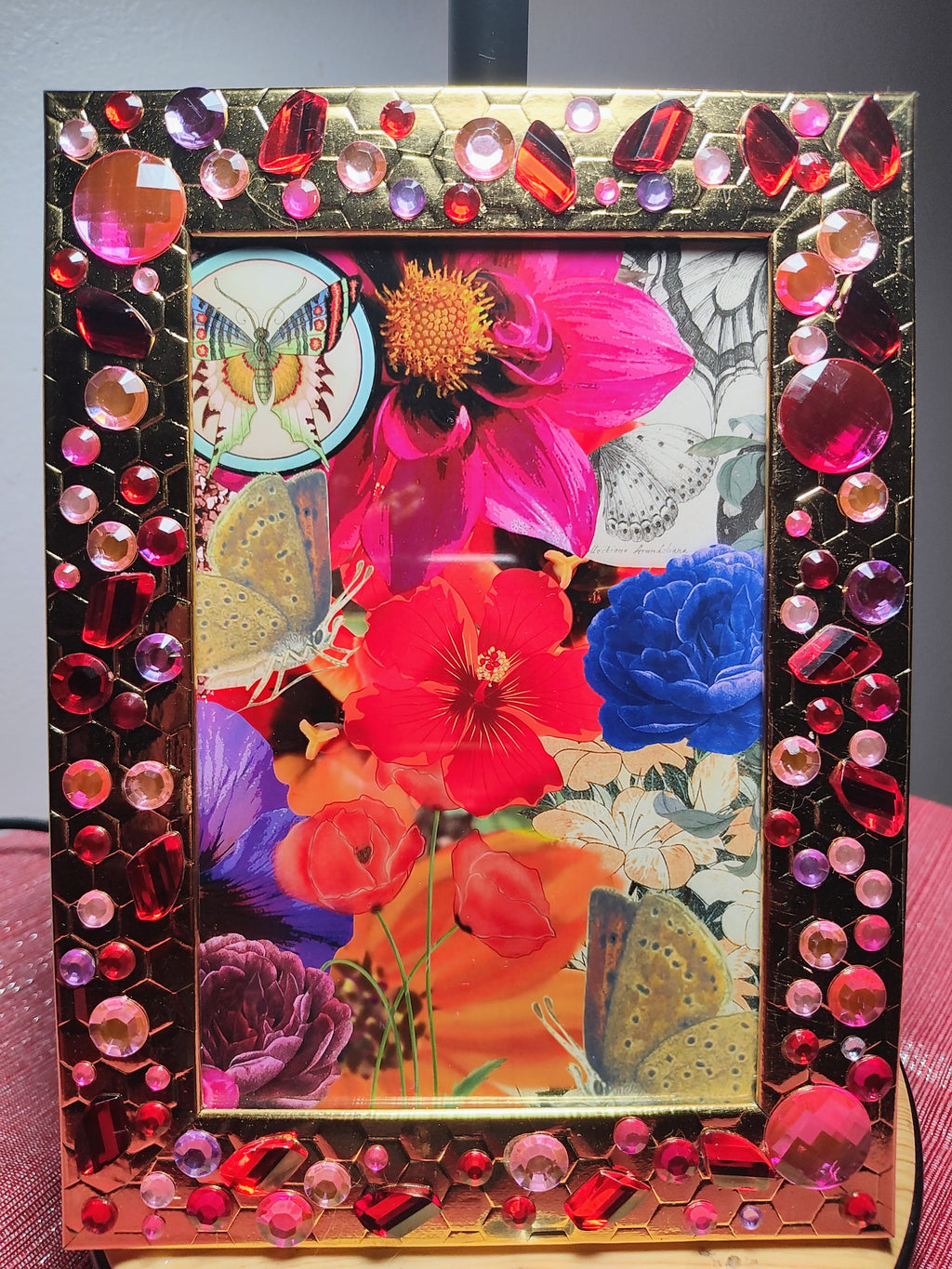 🦋🌹✨ "Spiritual Lessons" – Hand-Embellished Frame Art 💫🎶 (8285173088428)