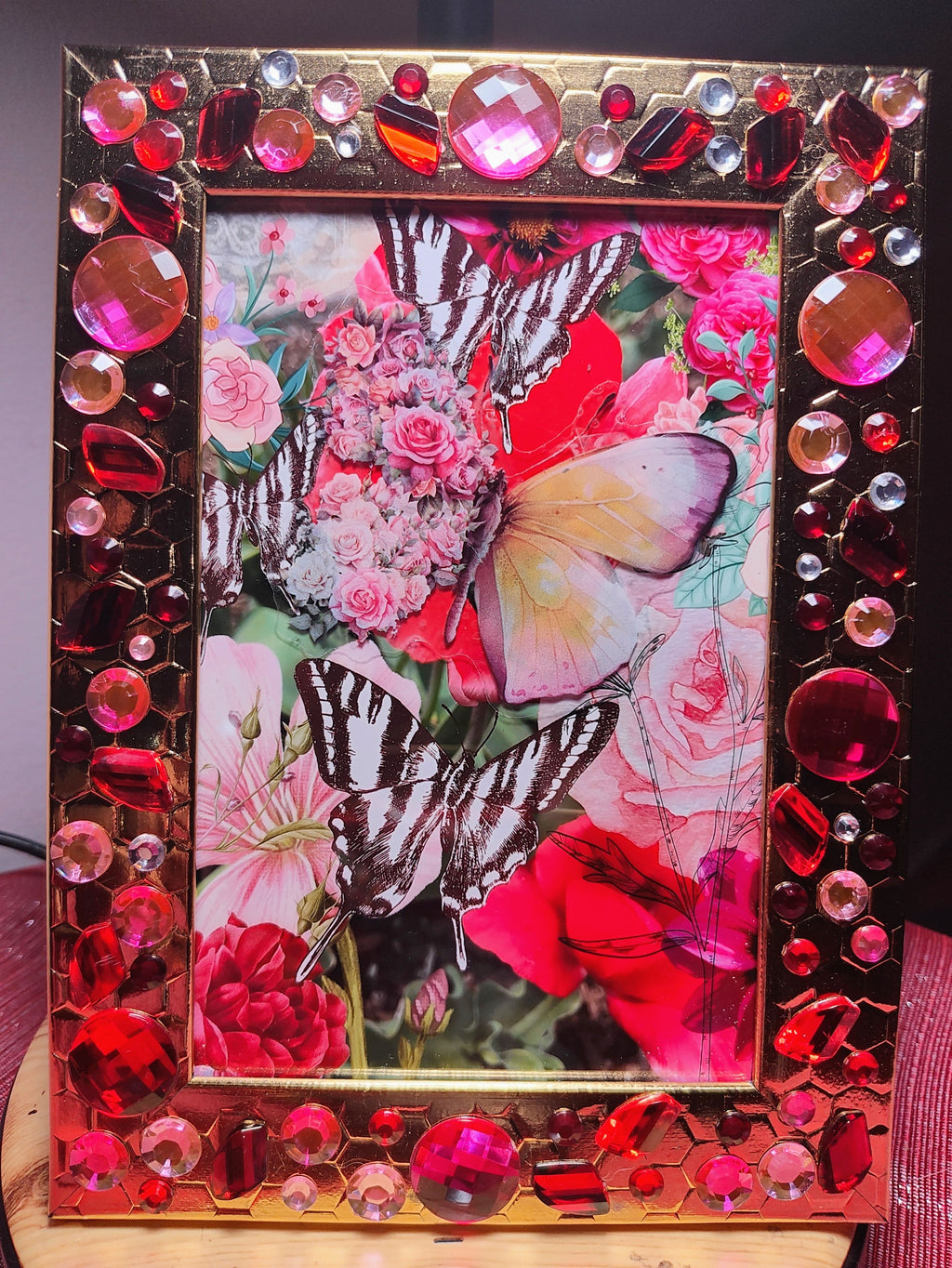 🌸✨ "Blossoming Abundantly" – Faith-Inspired Jeweled Art 🙏🏾🌿 (8285185769644)