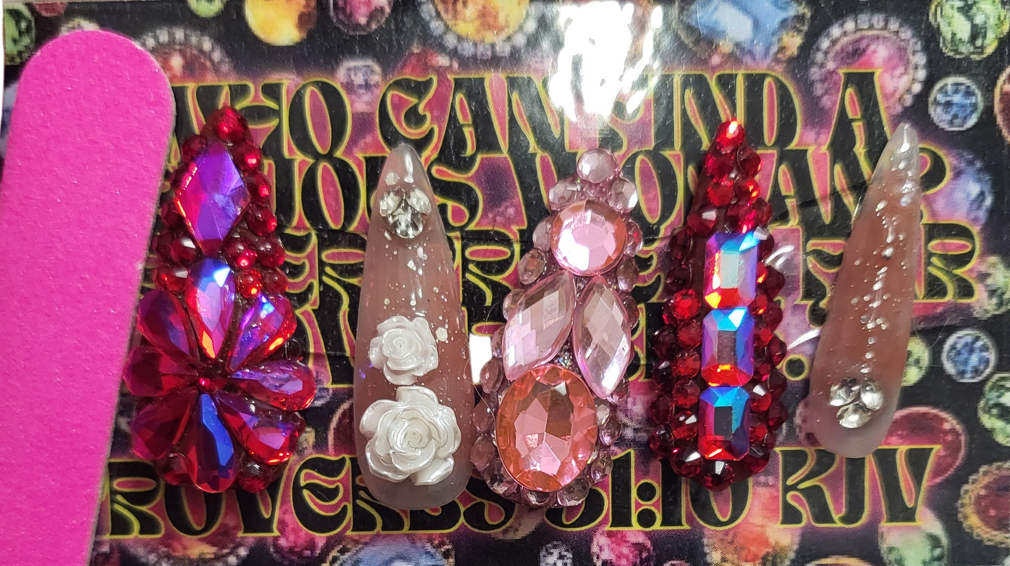 💅 Limited Edition Pink Palace Press-On Nail Set: The Bundle Fit for a Queen! Last Set Available 🫶🏽